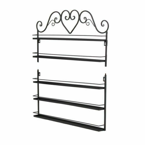 Metal 5 Tier Nail Polish Rack Wall Mounted Display Organizer Holder Stand Assemb