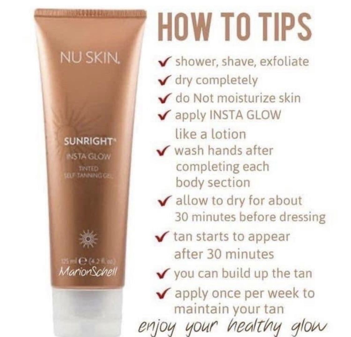 Nu Skin NuSkin Sunright Insta Glow Self Tanning Gel -NEW STOCK- 01/2028