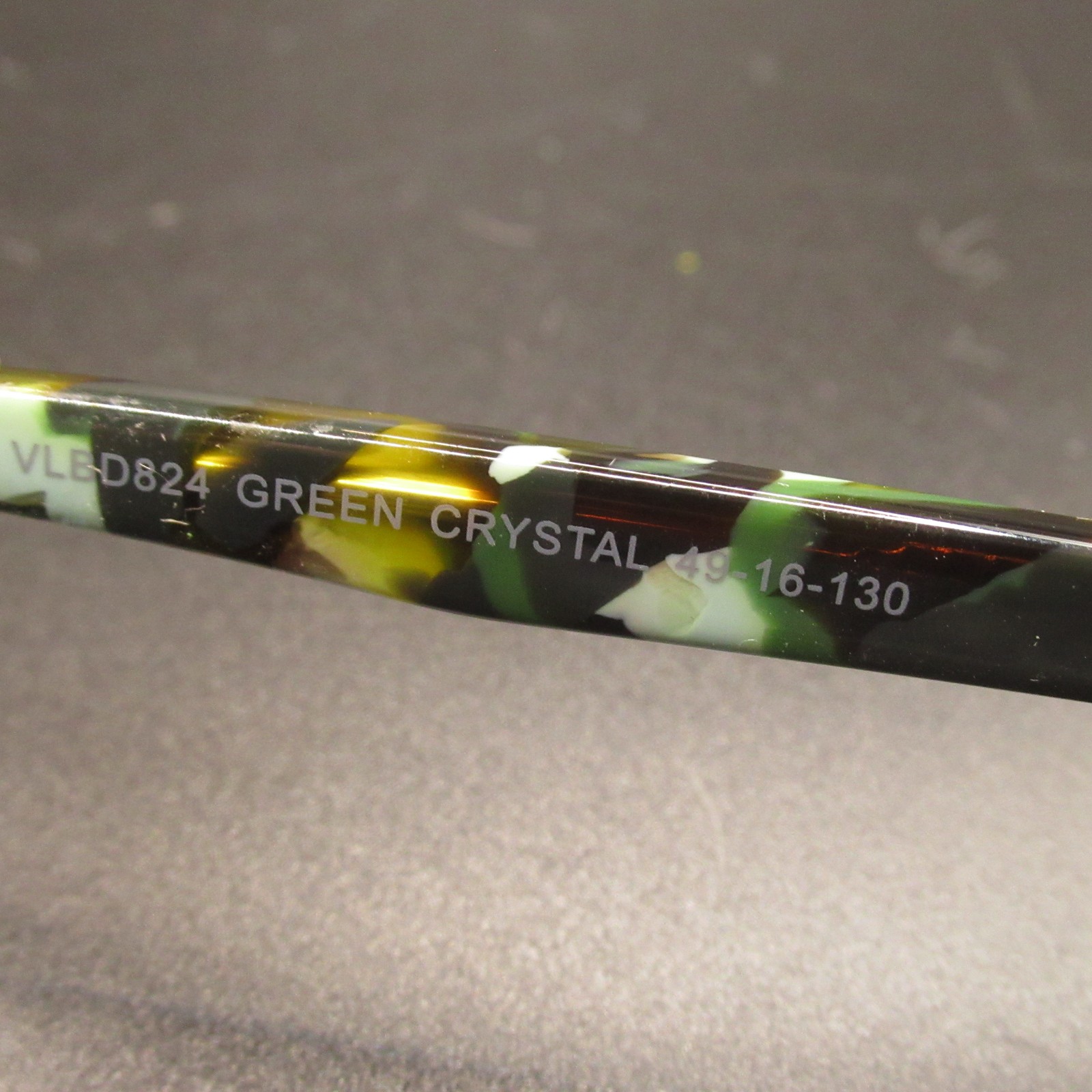 Lucky Brand Eyeglass Frames VLED824 Green Crystal Full Rim 49-16-130
