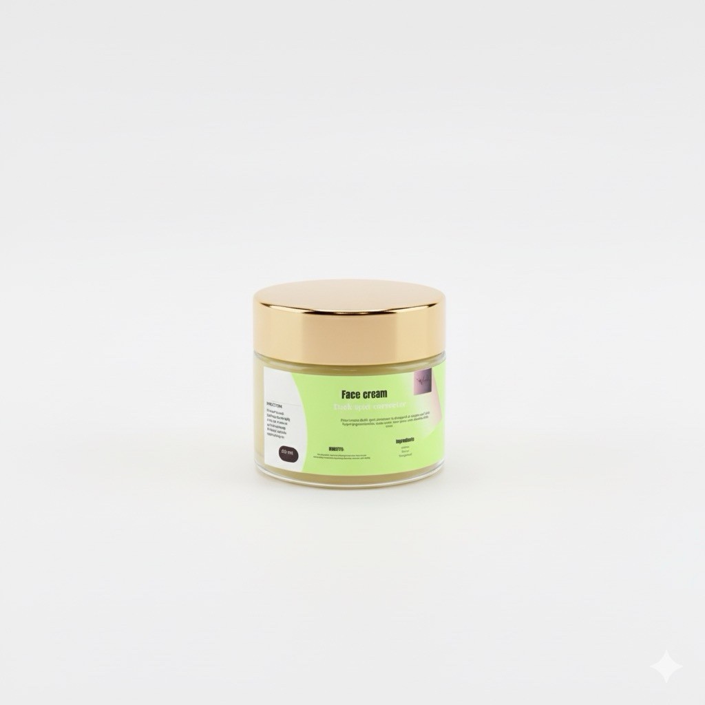 Face cream lemon, dark spots corrector 60ml