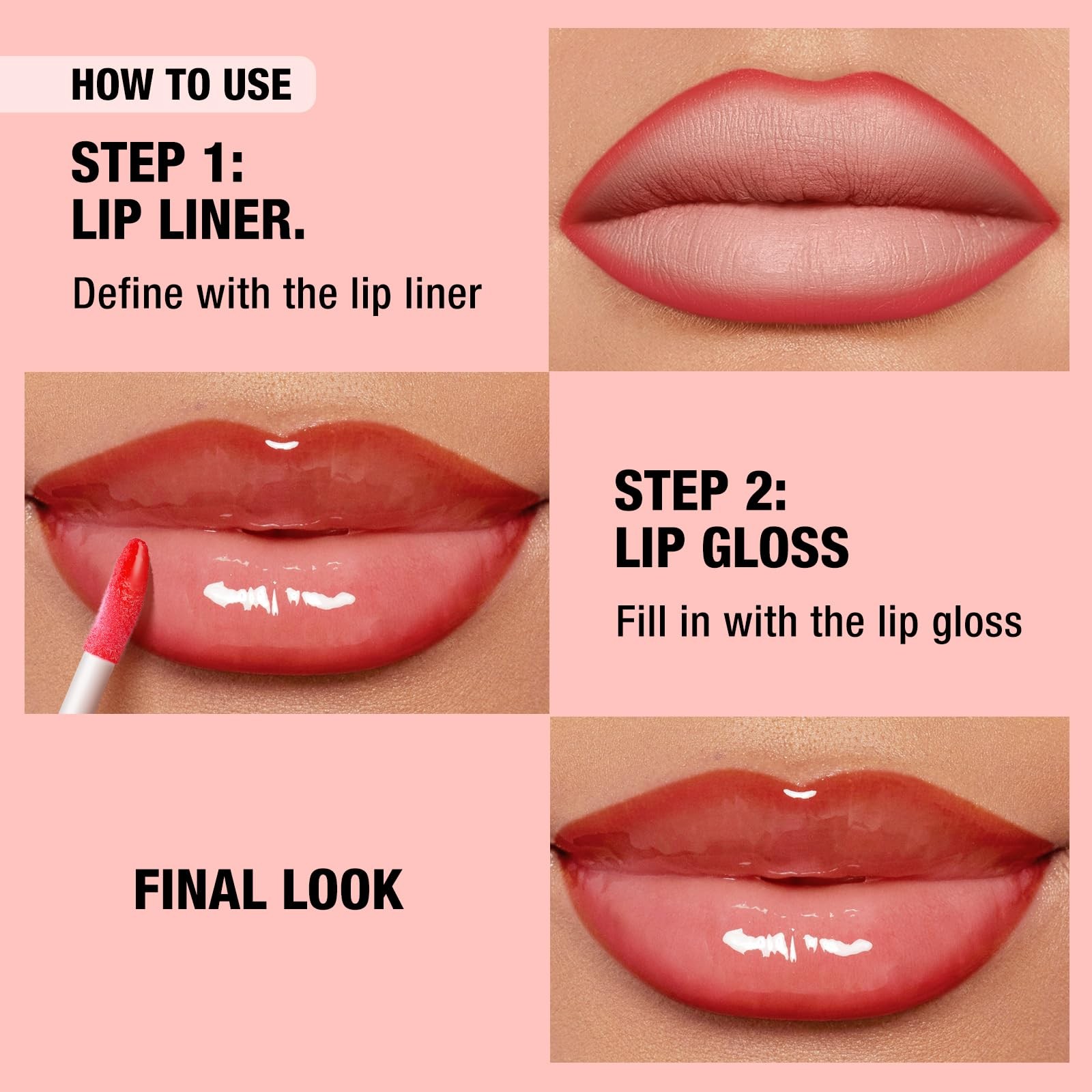 LANGMANNI 6 Matte Lip Liner With 6 Nourishing 0.03 Fl Oz (Pack of 12), #A