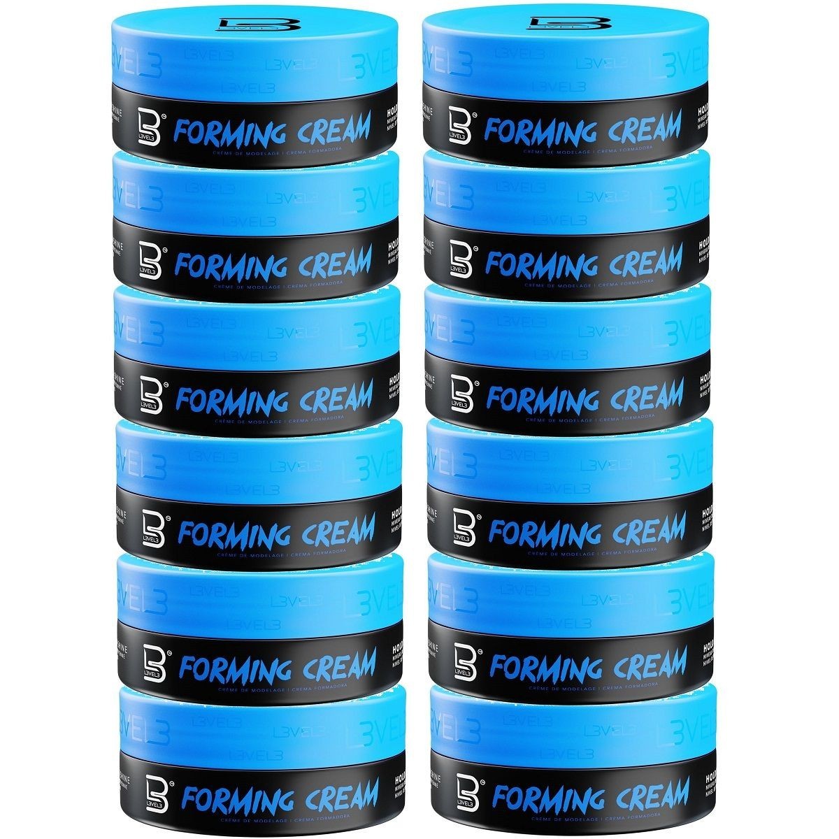 Level 3 Forming Cream Medium Hold Flake-Free Formula 5.07fl oz 12-Pack NEW