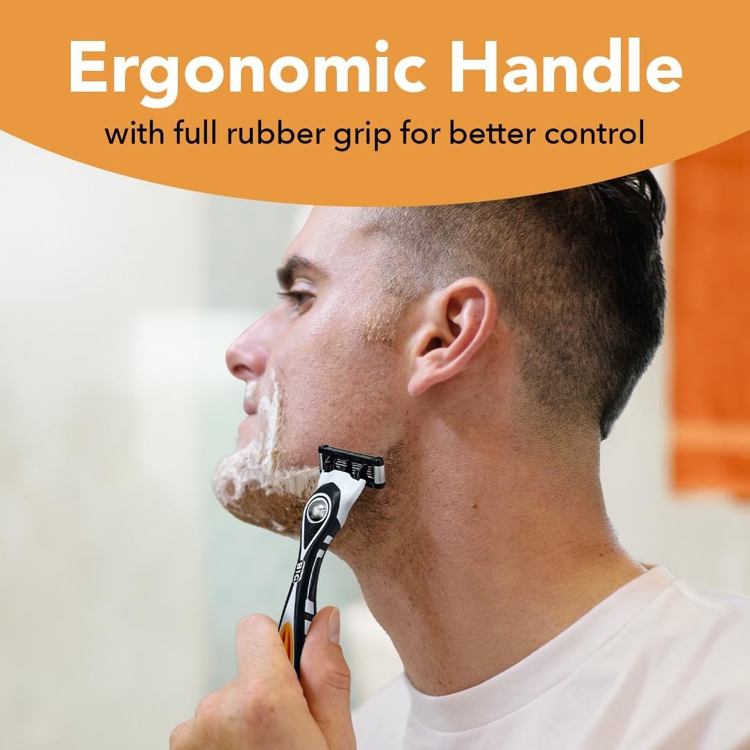 12/8 Refill Bic Flex 5 Refillable Razor Cartridges for Men Smooth & Comfortable