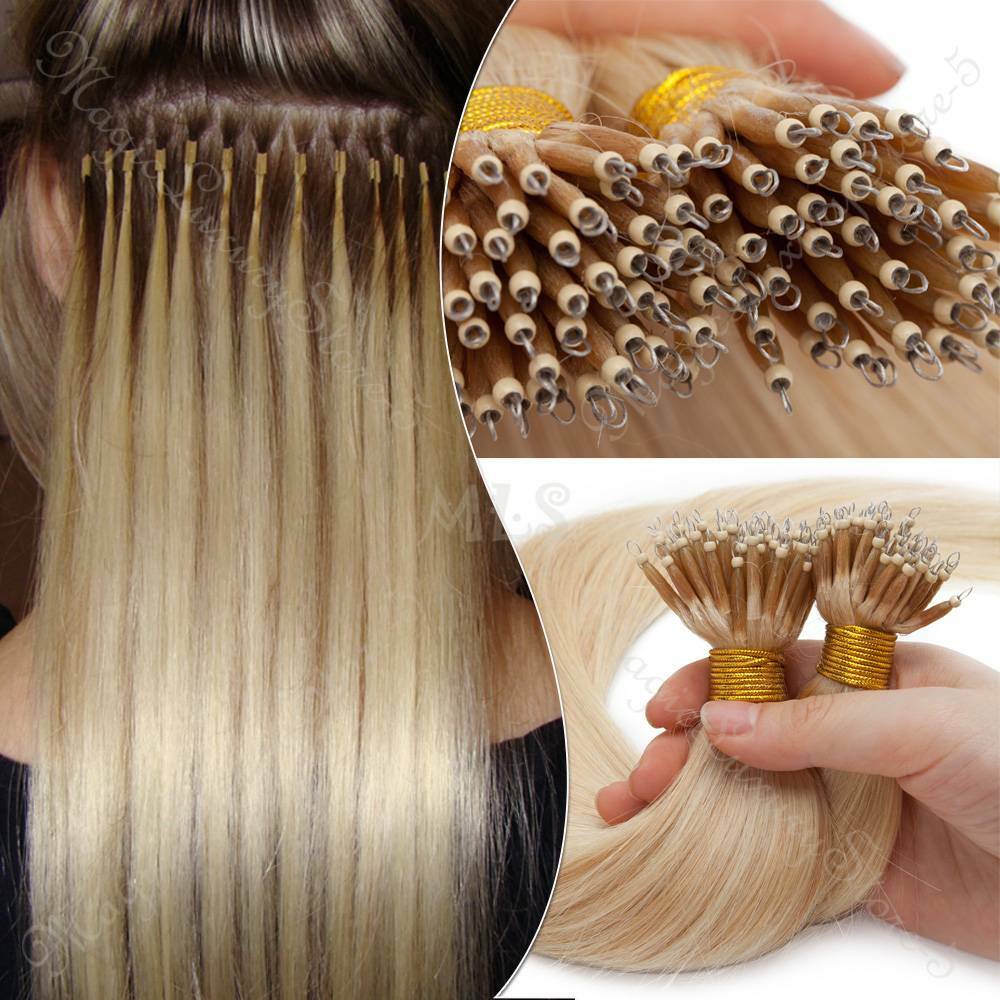 Invislble NANO RING BEADS For Nano Tip Hair Extensions Mini Beans 200-1000Pcs 8A