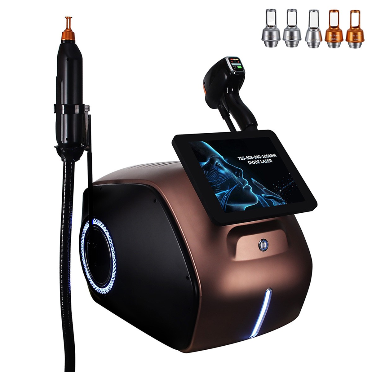 Pro 2 in 1 Diode Laser Hair Removal Machine Picosecond Tattoo Removal Instrument