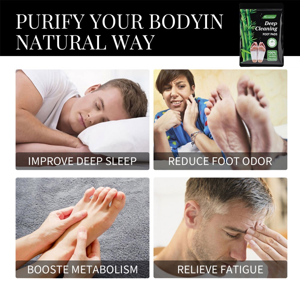 10-300PCS Detox Foot Patches Pads Body Toxin Feet Slimming Deep Cleansing Herbal