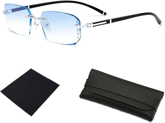 ZLLCXR Clarity Blue Glasses Automatic Adjustment Eye 56-144-146 mm Black…