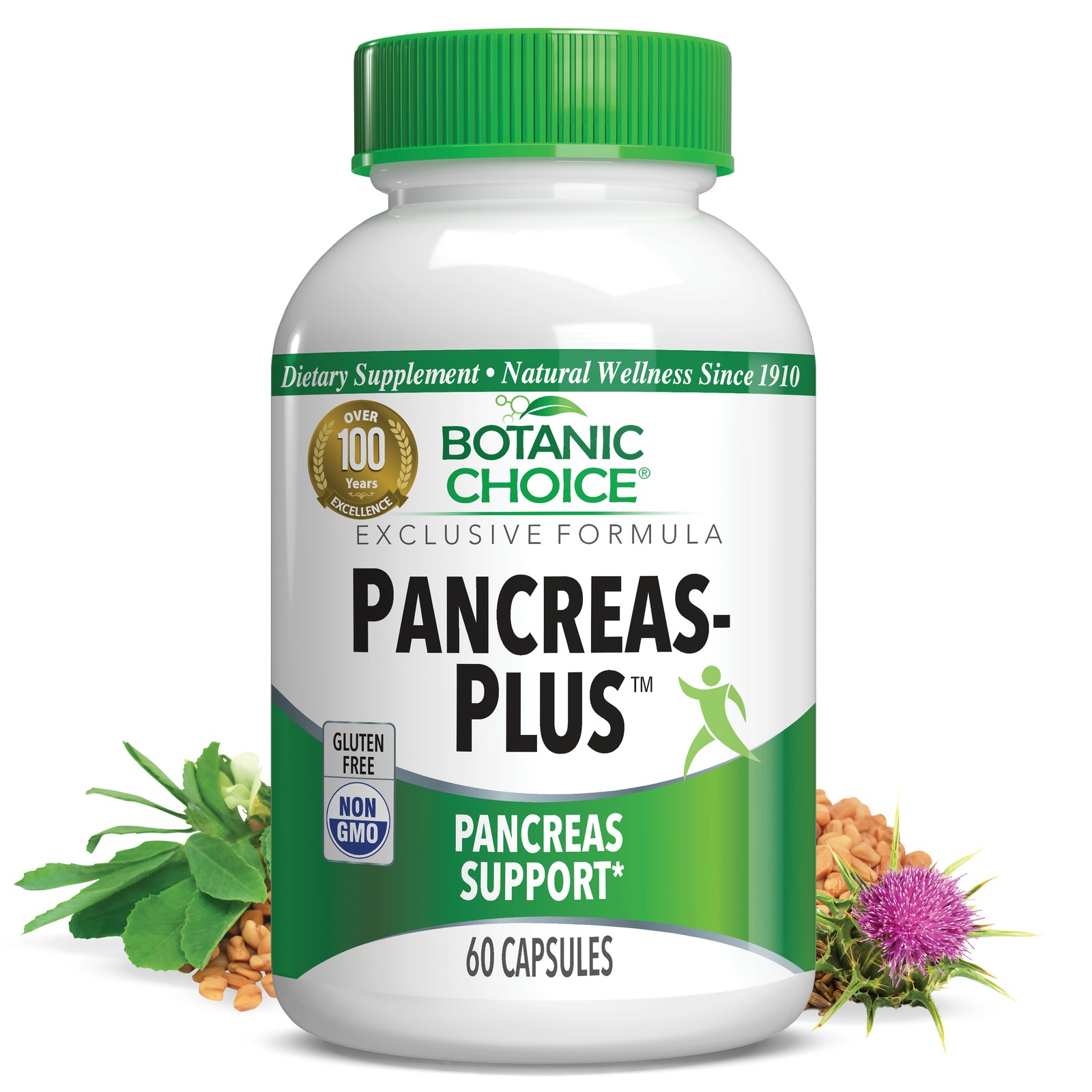 Botanic Choice Pancreas-Plus™ Dietary Supplement, 60 Capsules