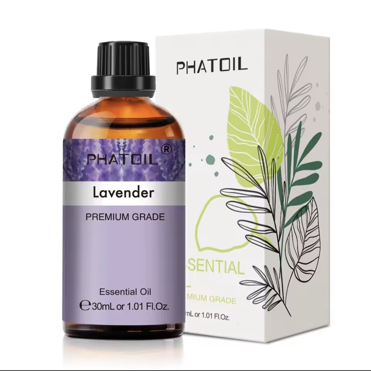 PHATOIL 30ml Aromatherapy Essential Oil Lavender Eucalyptus Vanilla Sweet Orange