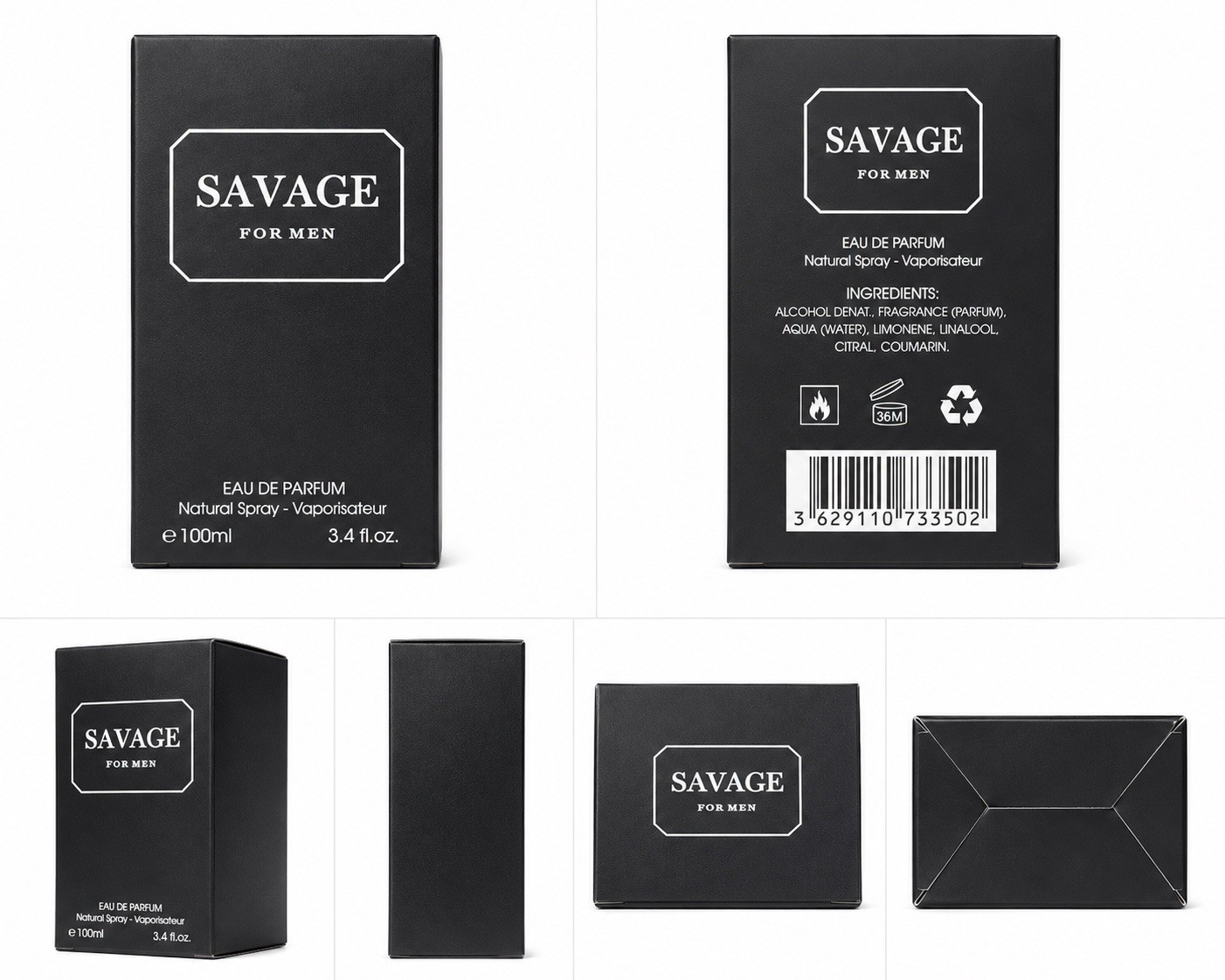 Savage Savage Eau de Parfum Pour Homme Natural Spray 3.4 fl oz 100ml