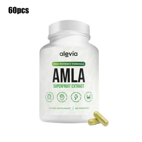 Organic Amla Capsules 1000mg – Indian Gooseberry Amla Fruit Supplement