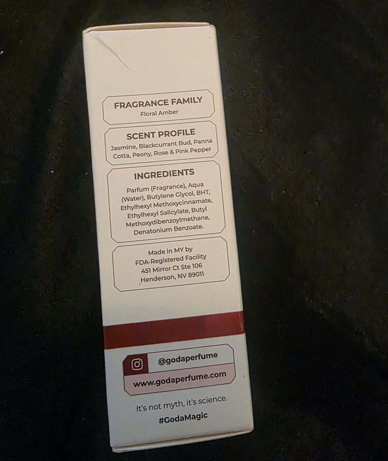 Goda For Her Pheromone Infused Perfume 0.5 fl oz 15ml Vegan Sense of Seduction