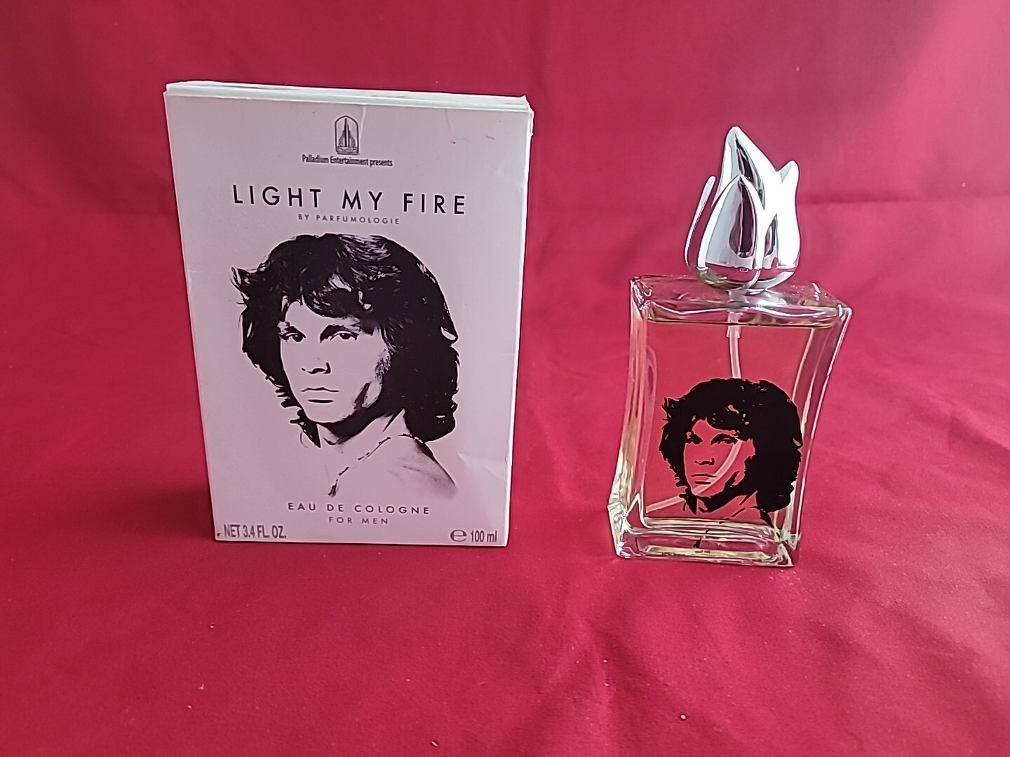 Light My Fire Cologne Jim Morrison Doors Glass Bottle 3.4 Fl. Oz. Parfumologie