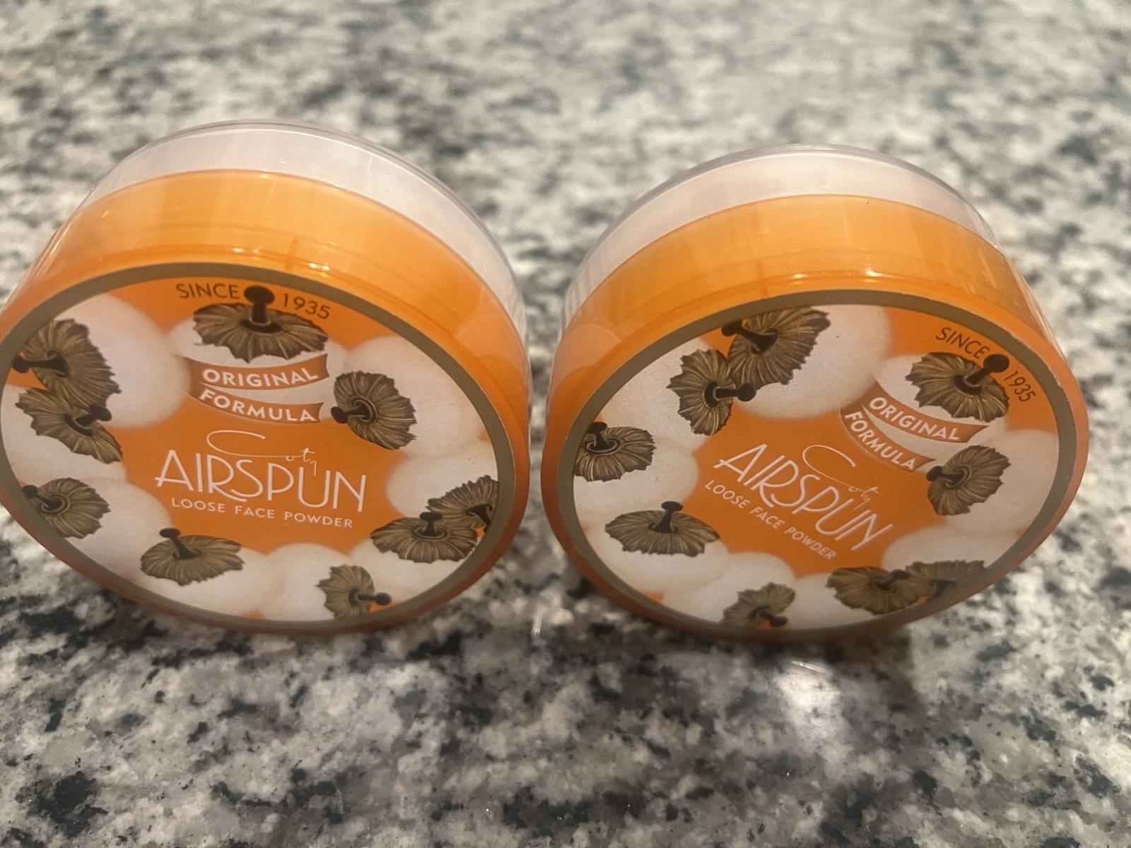 2 * Coty AIRSPUN Translucent EXTRA Coverage Loose Face Powder 070-41 New