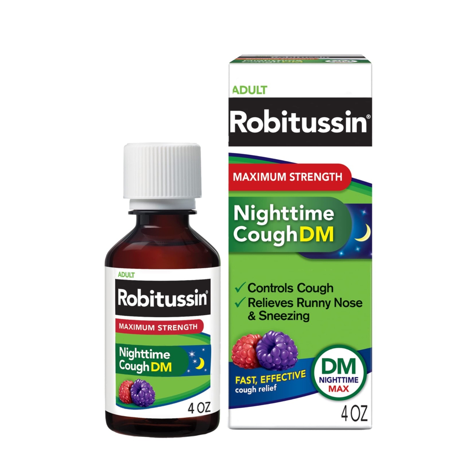 Maximum Strength Nighttime Cough DM 4 Fl Oz Provides cough relief easy to take