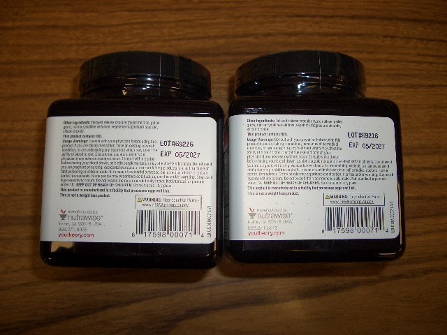 2-YouTheory High Potency Multi Dietary Supplement 90 Capsules in each Exp 5/2027