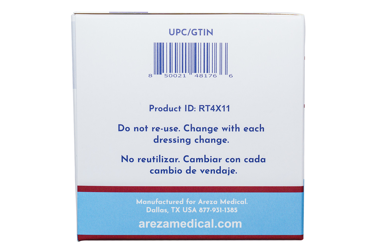 Areza Retention Tape (Surgical Tape) 4″ x 11 Y (1 ROLL)
