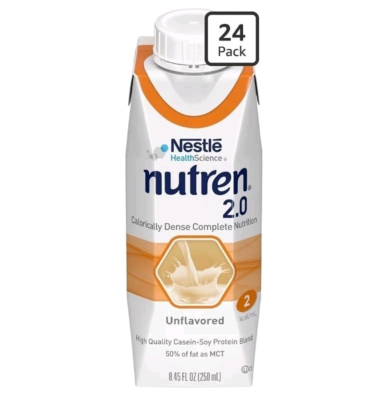 Nestle Nutren 2.0 Unflavored – Case of 24 – Brand New BB 06/25/2026