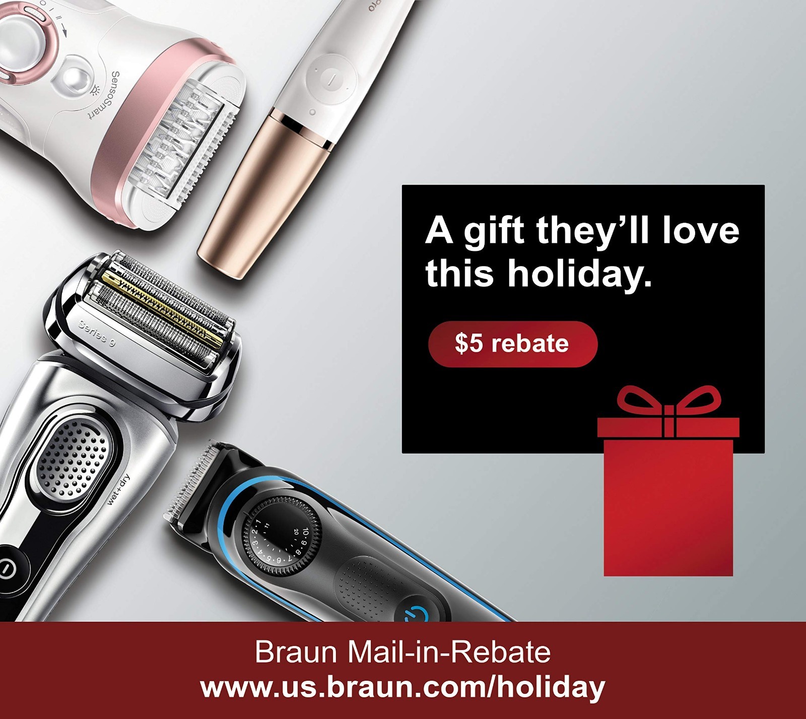 Braun Electric Razor for Men, M60b Mobile Electric Foil Shaver, Washable.