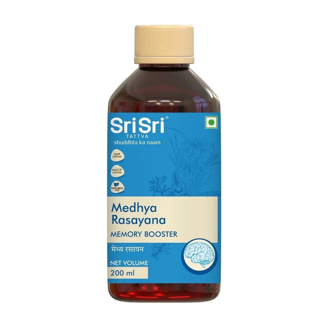 Sri Sri Tattva Medhya Rasayana Syrup 200ml | Herbal & Alcohol Free | Free-Ship