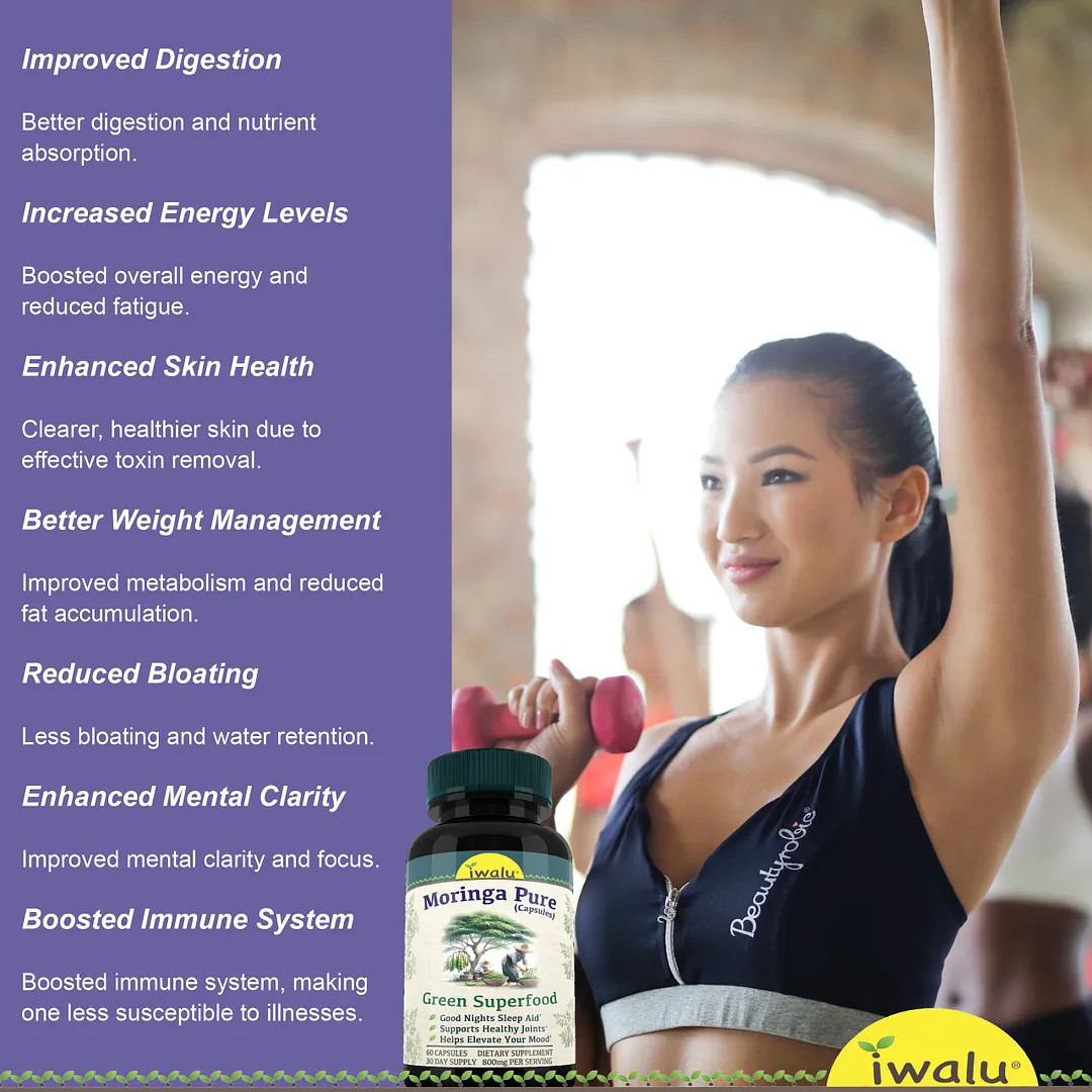 Moringa Oleifera Lam | Best Supplement Capsule Pill Men Women FREE SHIP