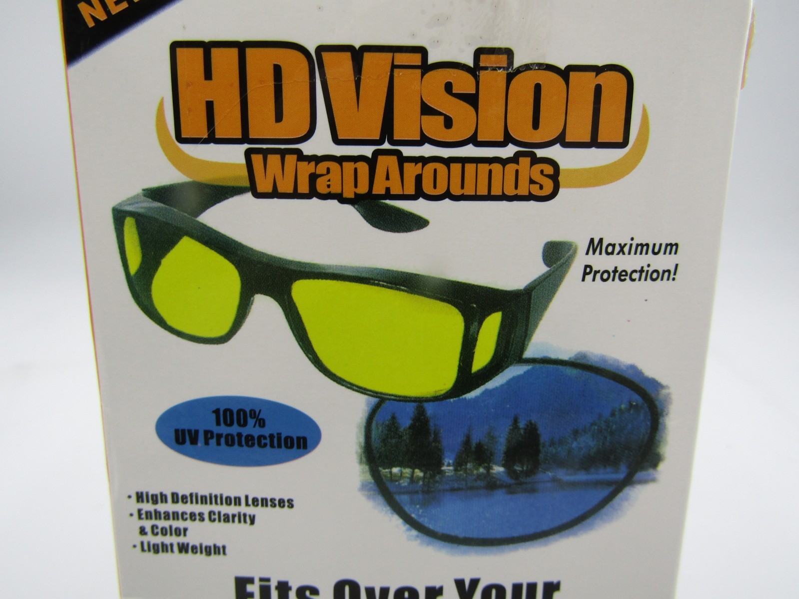 HD Vision Wrap Arounds Fits Over Prescription Glasses As Seen On tv