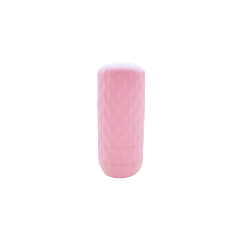 4Pcs Leak Proof Silicone Bottle Sleeves For Travel Container Reusable Pink/White