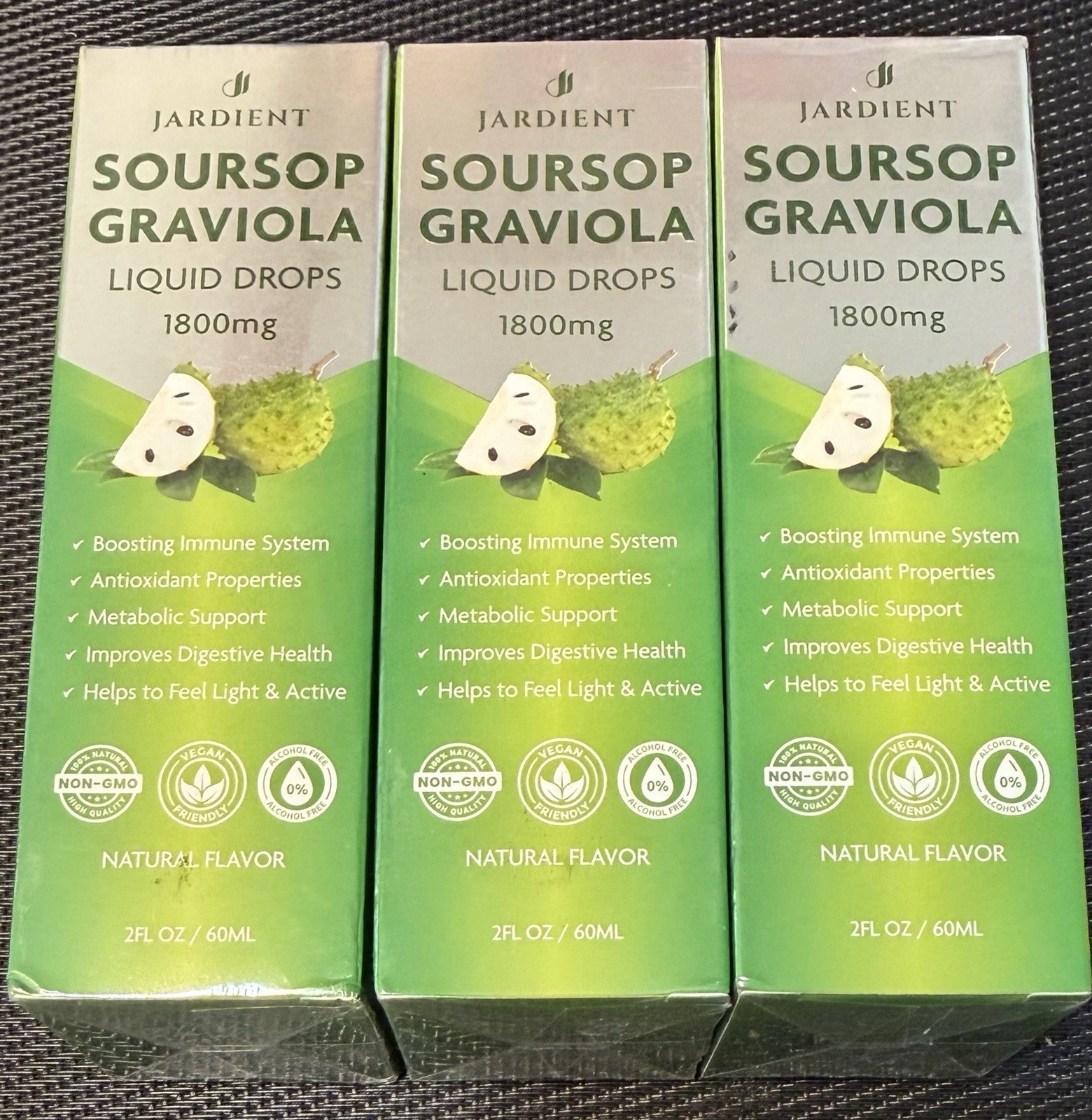 Soursop Graviola Extract Liquid Drops 2100mg Support Regeneration, Immune Boost