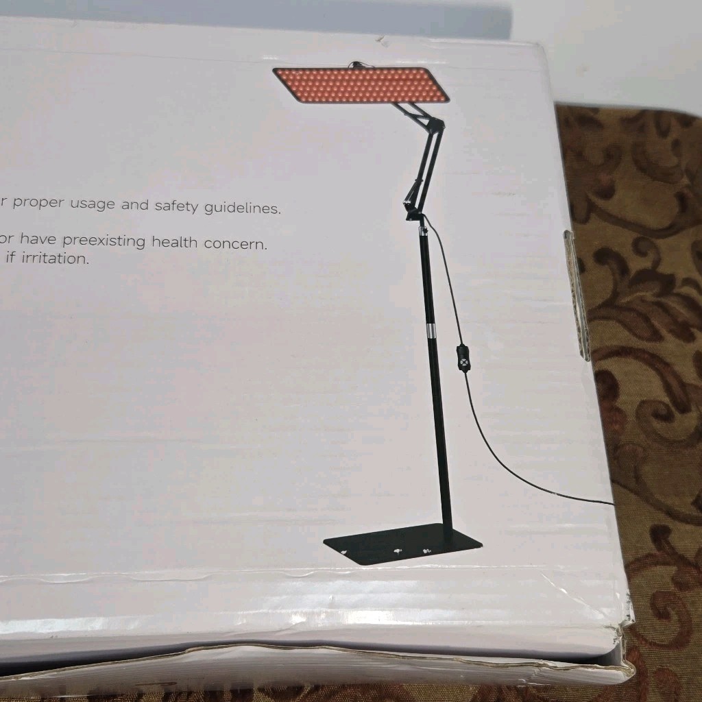 Red Light Therapy Infrared Lamp 660nm+850nm+940nm 20000hrs 48W NEW