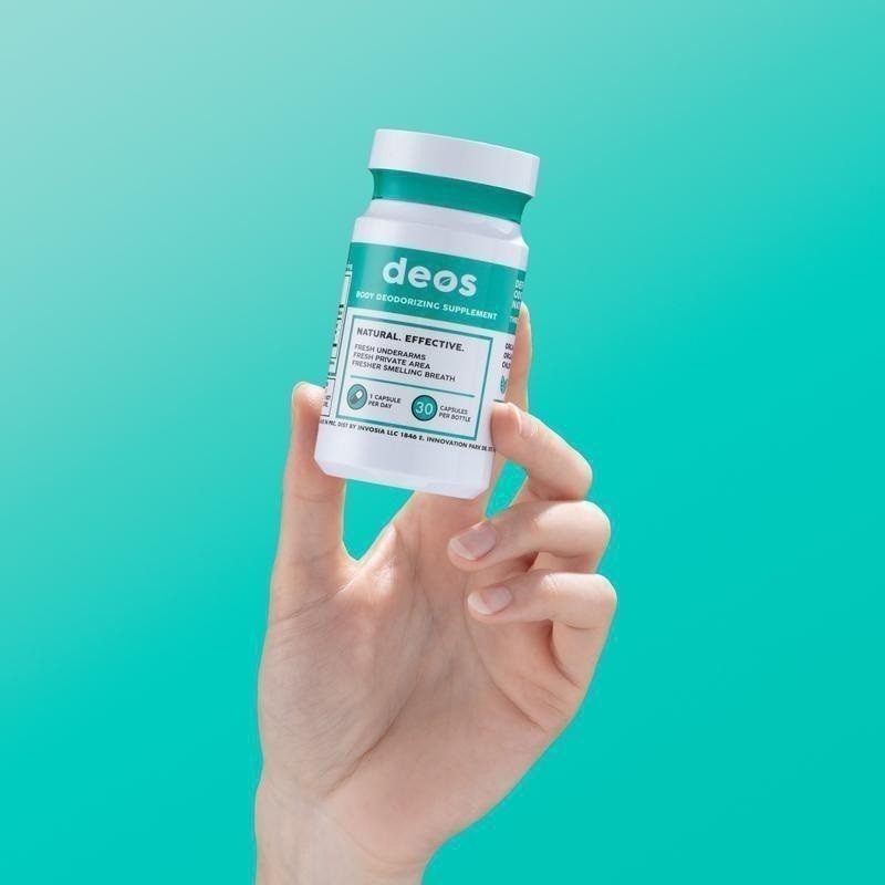 3PACK DEOS Internal Deodorant Supplement – Full Body Deodorizer – (90 Capsules)
