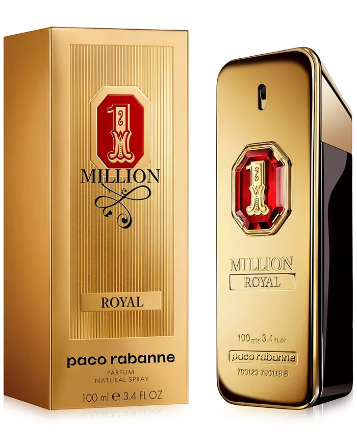 1 Million Royal by Paco Rabanne 3.4 oz (100ml) Parfum Spray for Men New Sealed