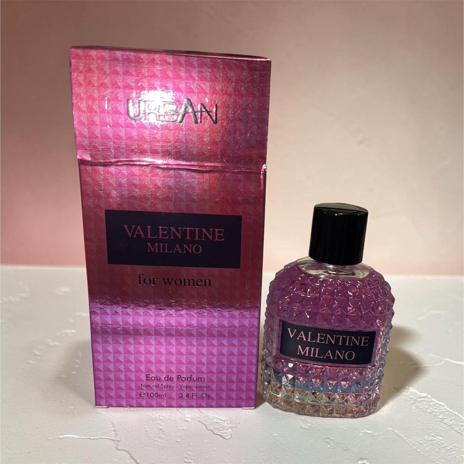 Valentine Milano Urban Eau de Parfum Spray 3.4 fl oz Regular Size For Women