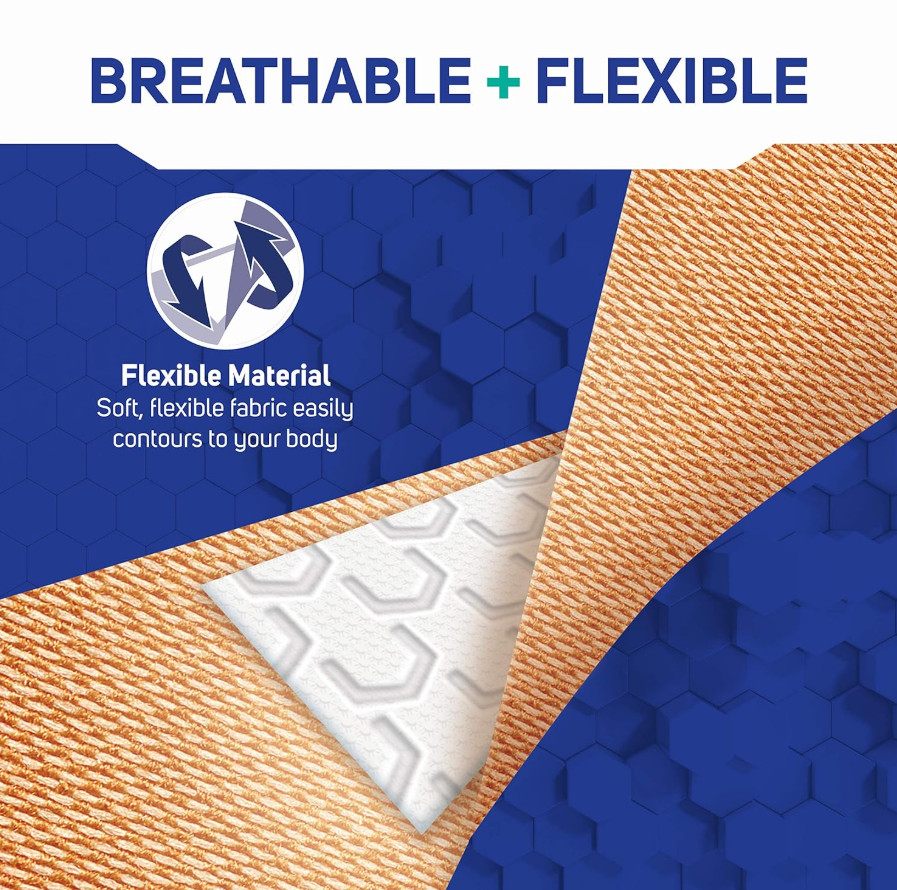 Care Science Fabric Adhesive Bandages, 200 Ct Bulk Assorted Sizes | Flexible + B