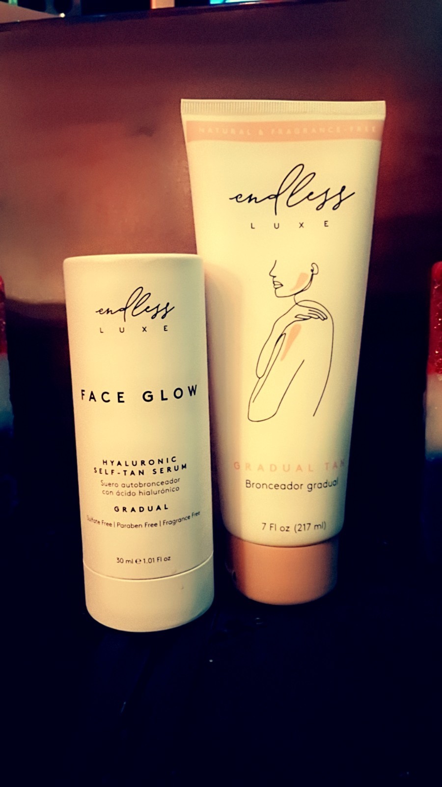 Endless Luxe – SET! Gradual Tan Lotion & Face Serum sealed,