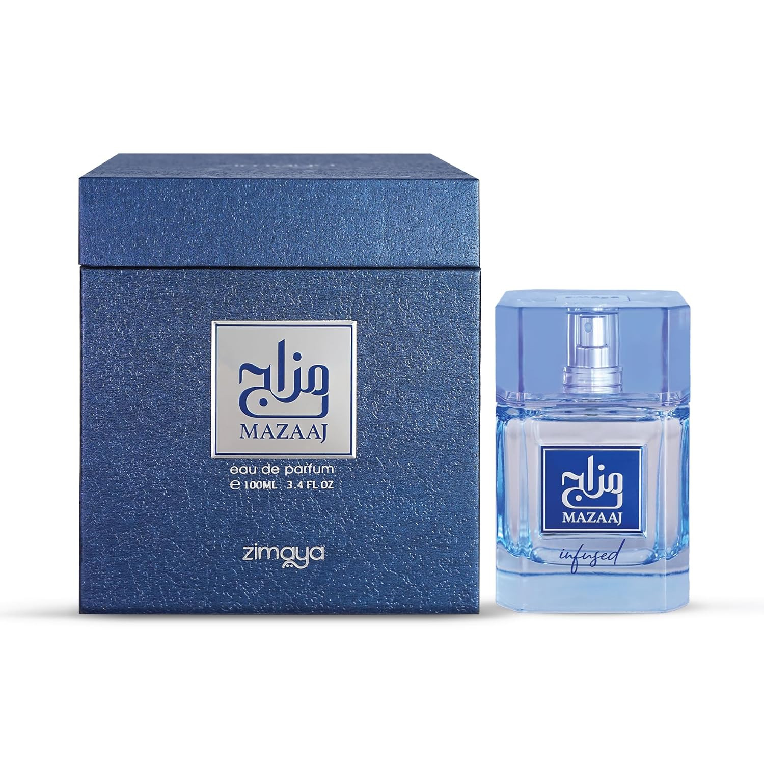 Mazaaj Infused Eau de Parfum for Men 3.4 oz Long Lasting Fragrance Spray