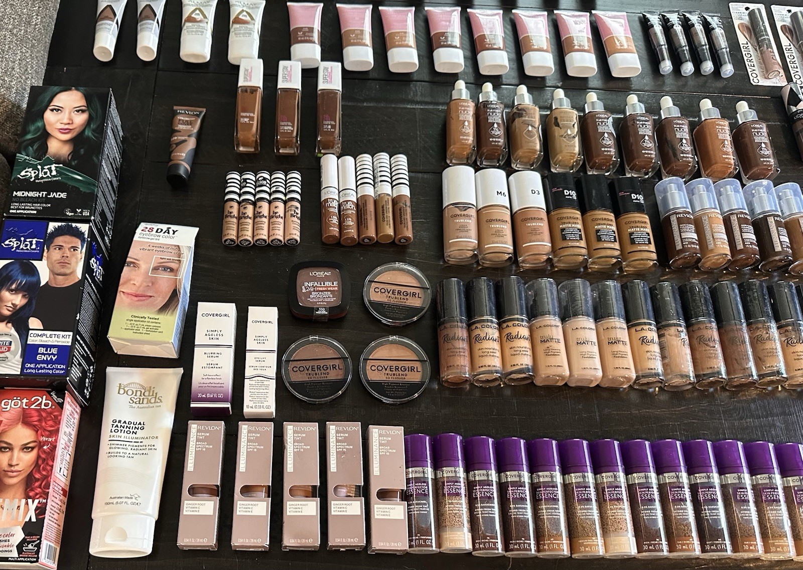 Assorted Full Size Makeup Mixed Lot Longwear Matte CoverGirl L’Oréal Revlon