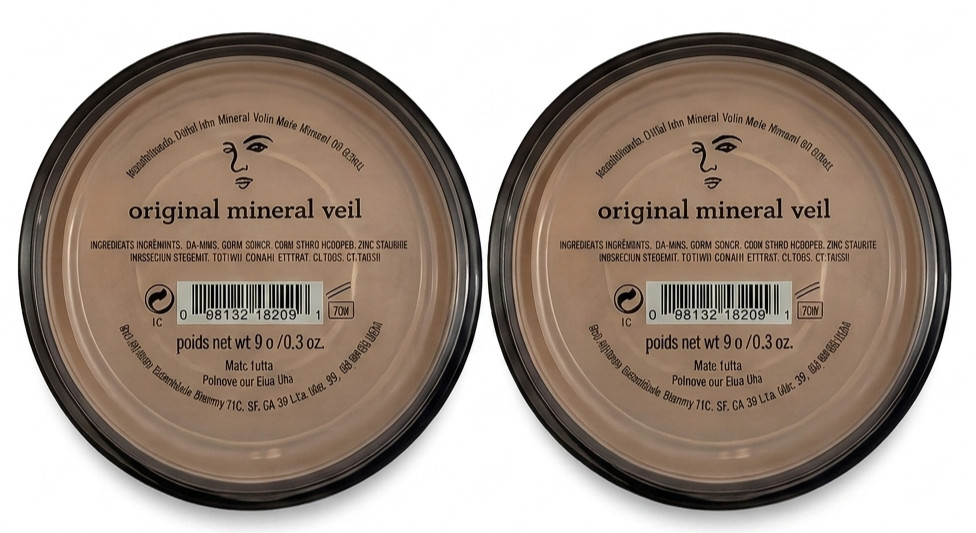 bareMinerals Original Mineral Veil Finishing Powder 9g x 2 Loose Setting New