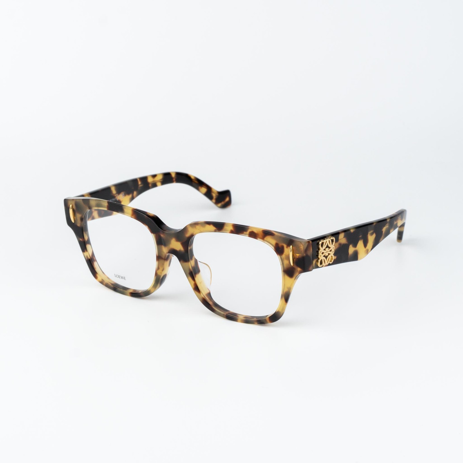 Loewe LW50091F 056 Eyeglasses Frame Brown Havana Square/Rectangle RX-Able New