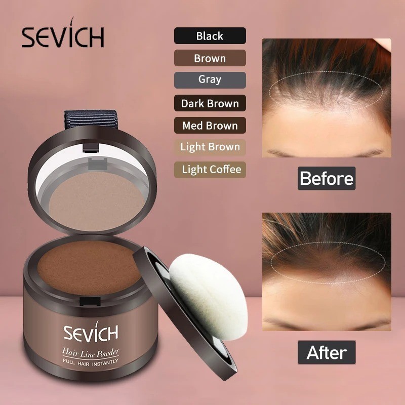 Sevich Waterproof Hair Powder Concealer Root Touch Up Cover Up Hairline Shadow