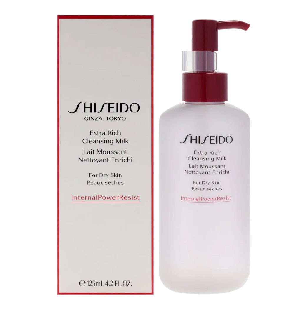 New Shiseido Extra Rich Cleansing Milk For Dry Skin 125ml / 4.2oz.