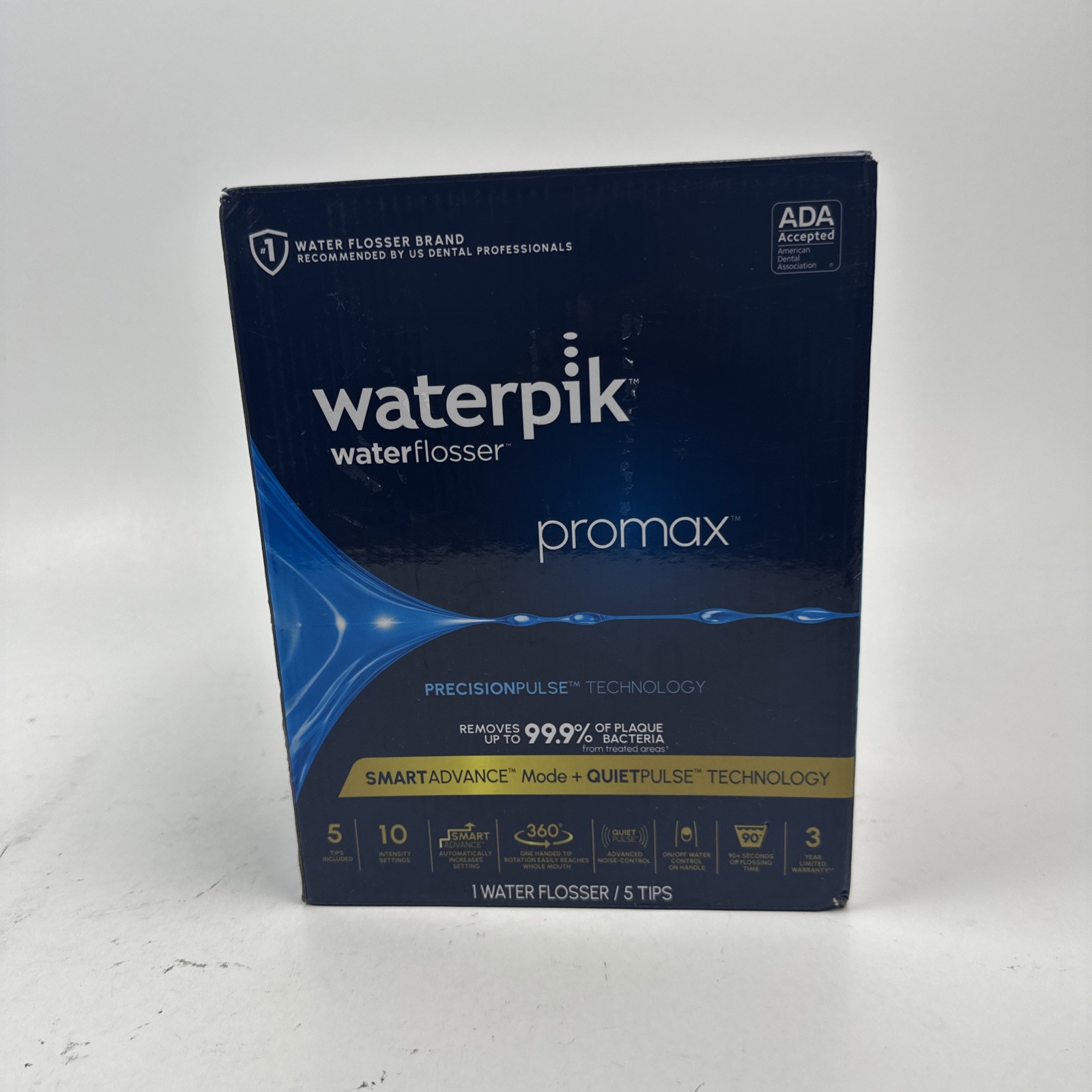 Waterpik Promax Water Flosser with Smartadvance Mode WF-23 *Sealed Tips*