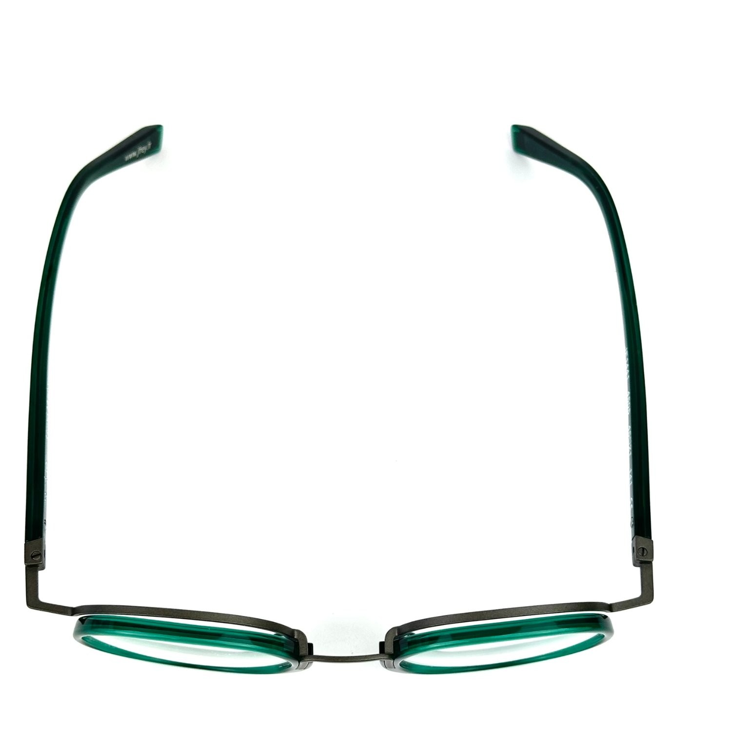 JF Rey JF1441 4505 Eyeglass Frames Round Green 45-21-141 Hand Made