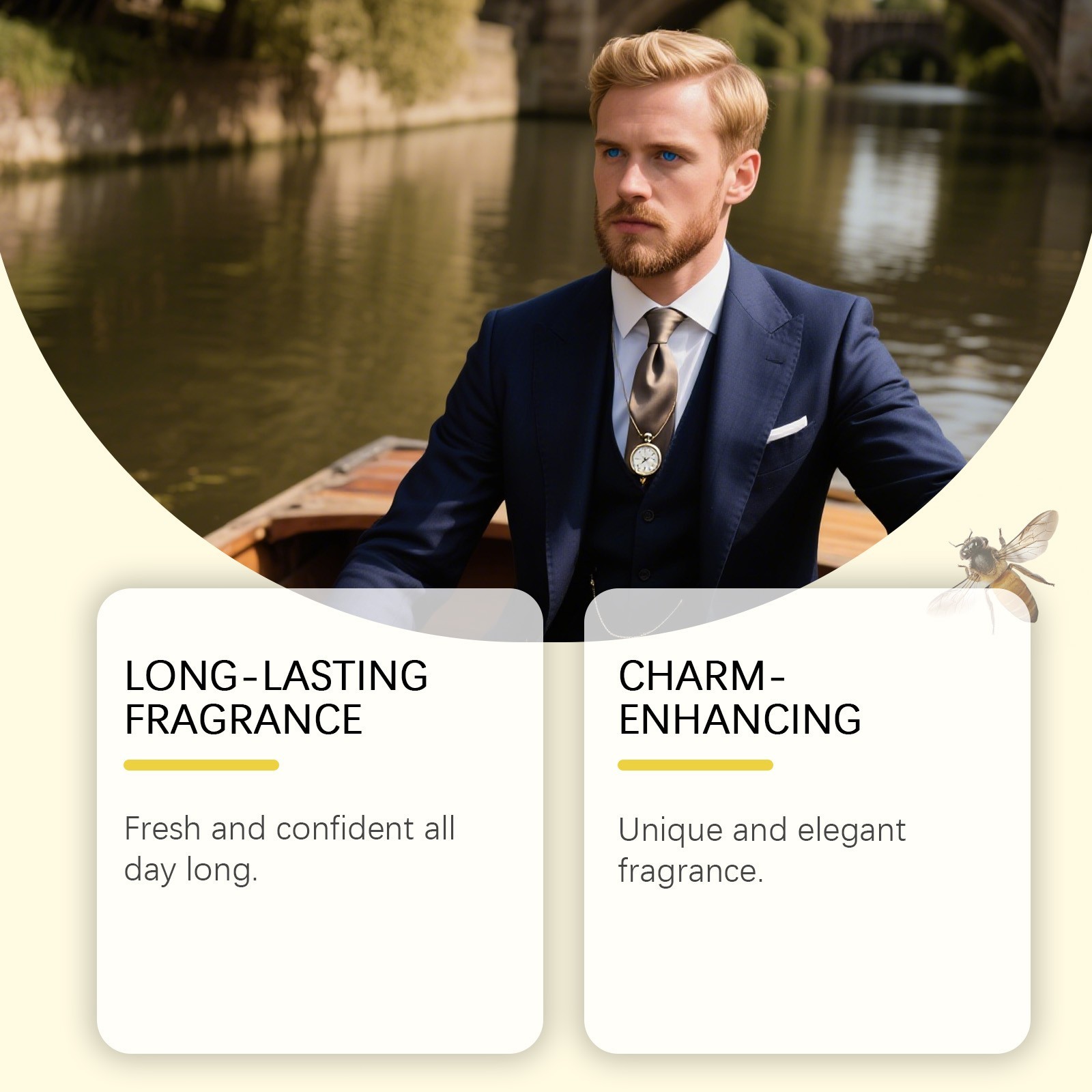 Men’s Fresh Fragrance Spray – Light & Long-Lasting Scent, Natural Daily Aroma
