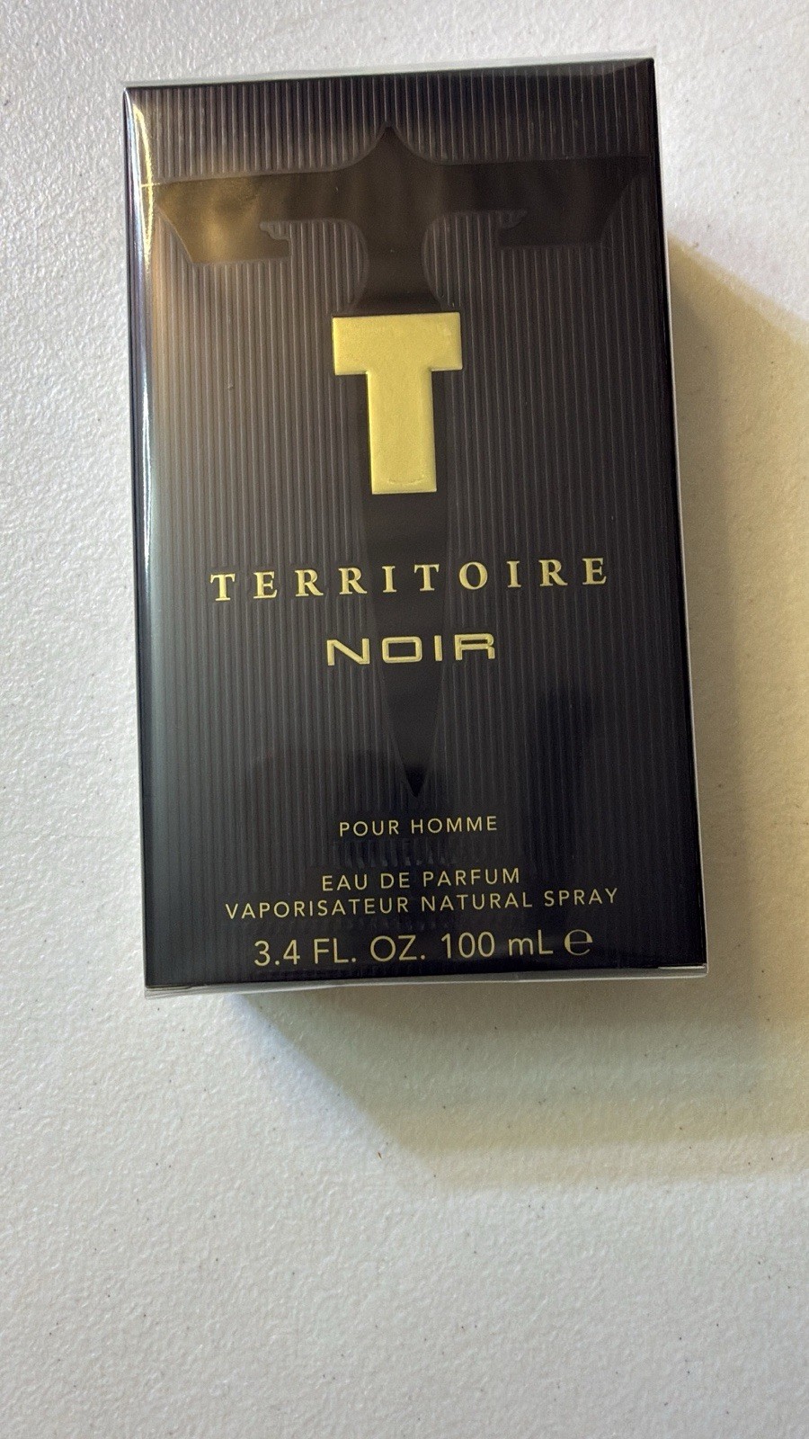 Territoire Noir Pour Homme Eau de Parfum Spray, Regular Size 3.4 fl oz
