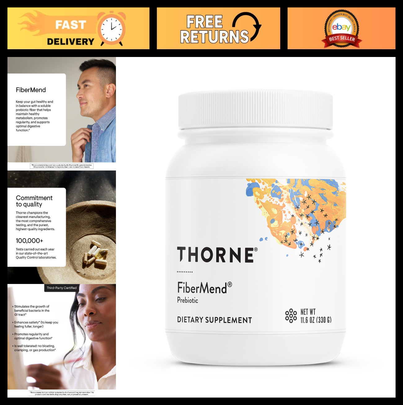 Prebiotic Fiber Powder for Digestive Health, Regularity & Balanced Gut Flora – 1