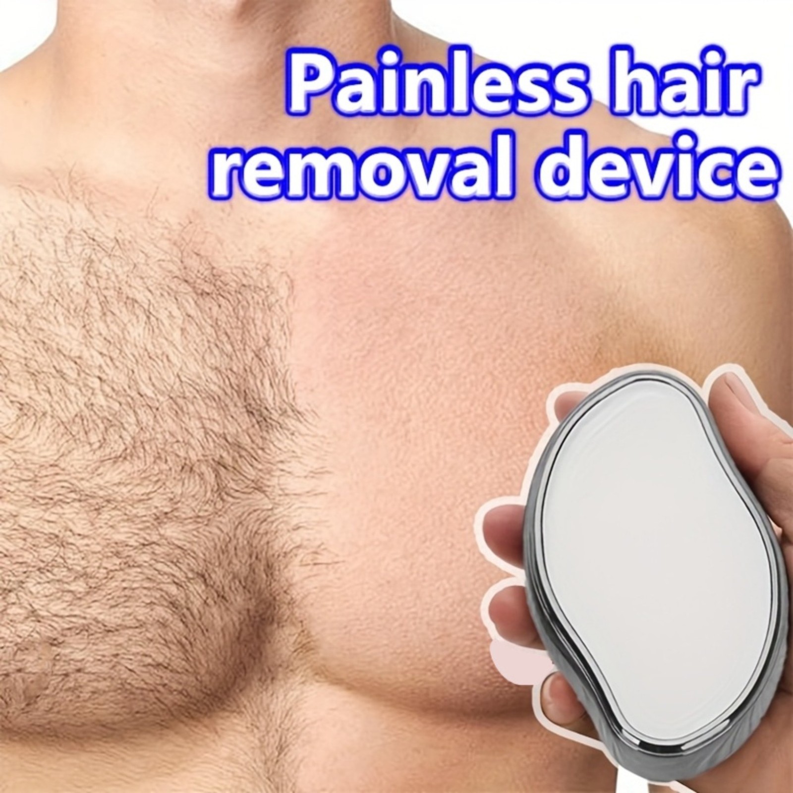1Pc Painless Reusable Waterproof Hair Remover For Men Women For Smooth Back