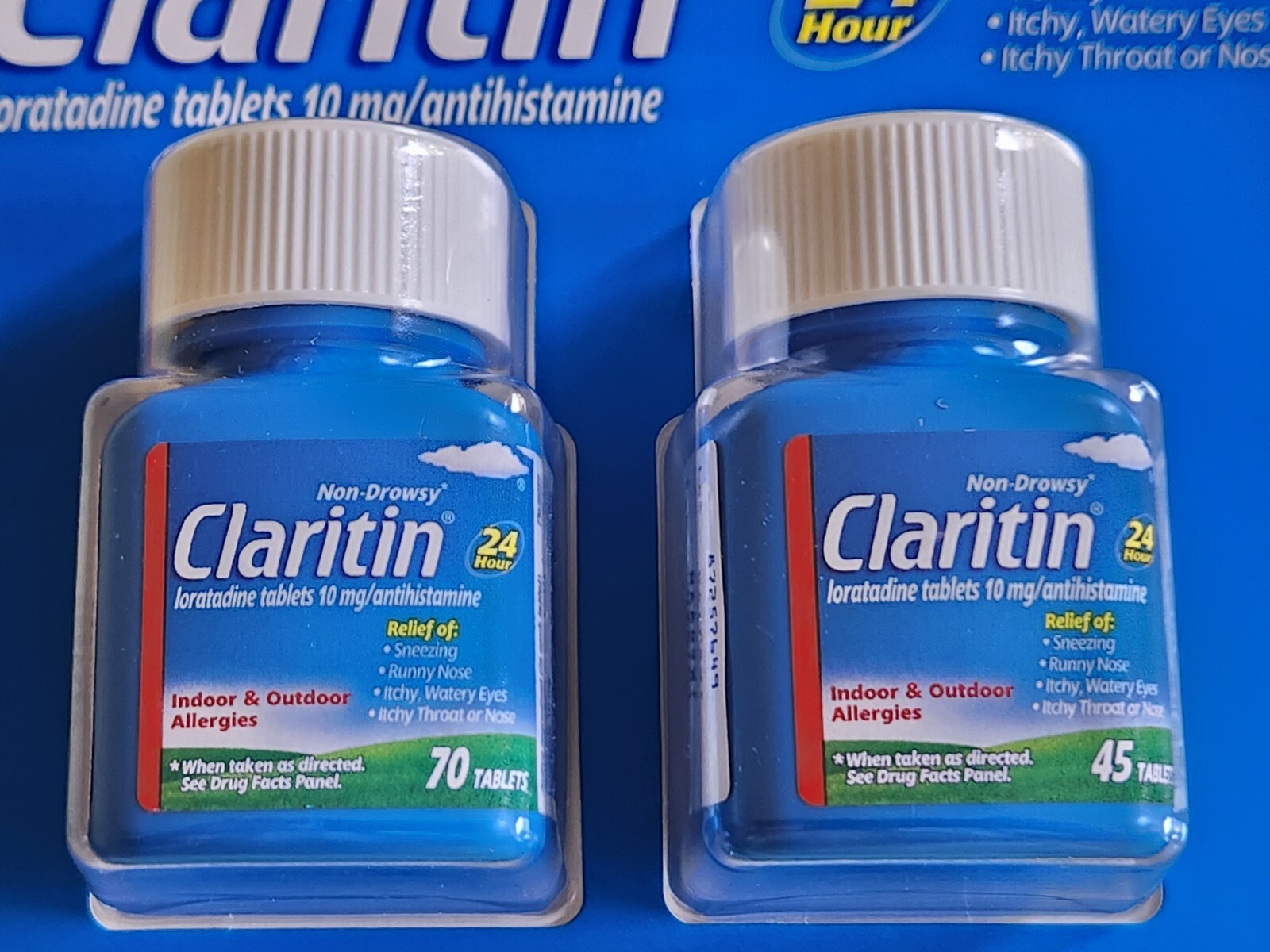 Claritin 10mg antihistamine 24hr allergy relief non drowsy 115 tabs Exp 5/28 NEW