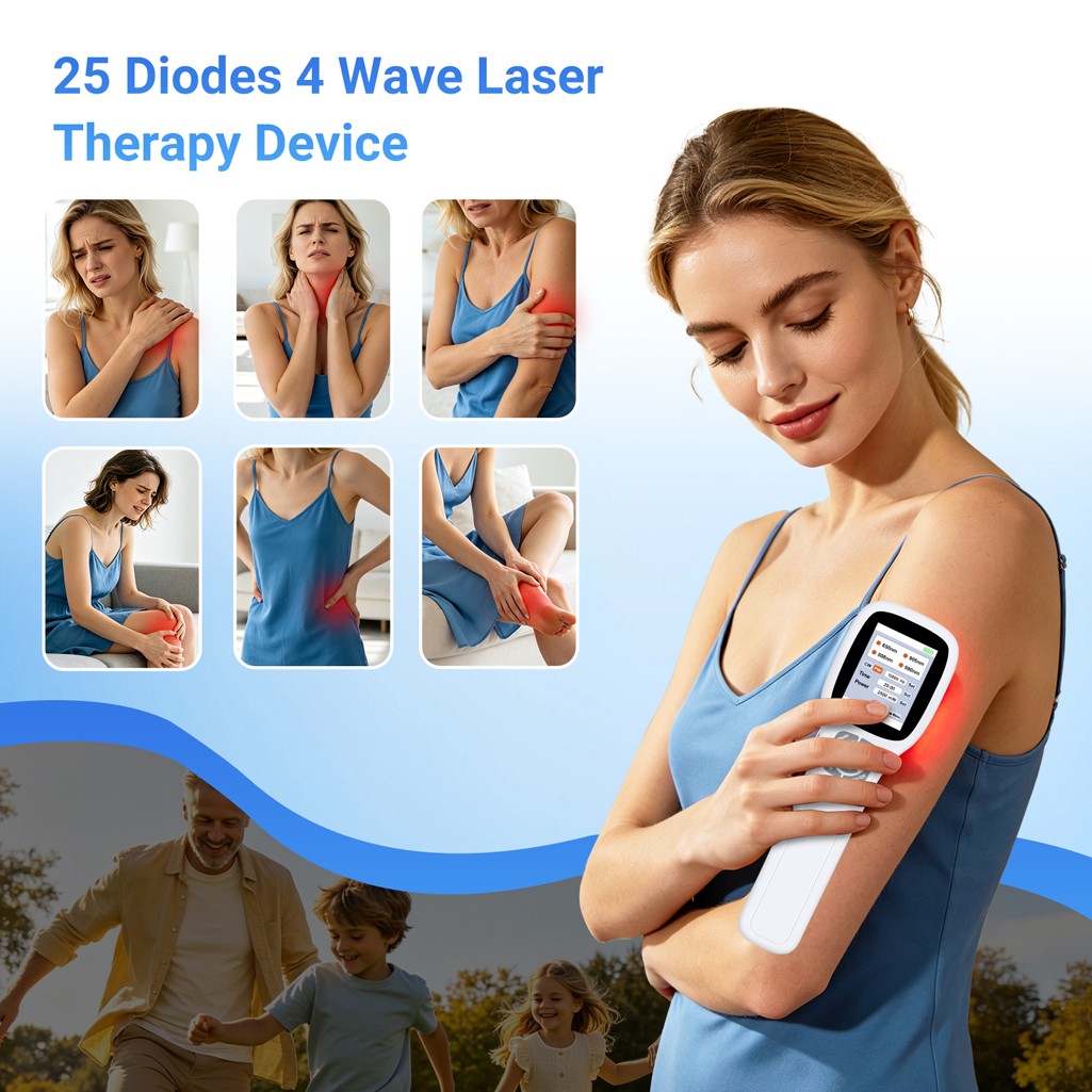 650nm/808nm/905nm/980nm Low Level Laser Therapy for Body Joints Pain Relief 2.5W