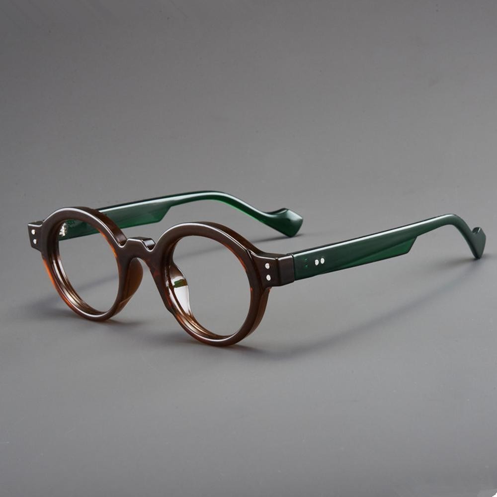 Round Reading Glasses Anti-Blue Light Presbyopia Glasses Vintage Readers PC