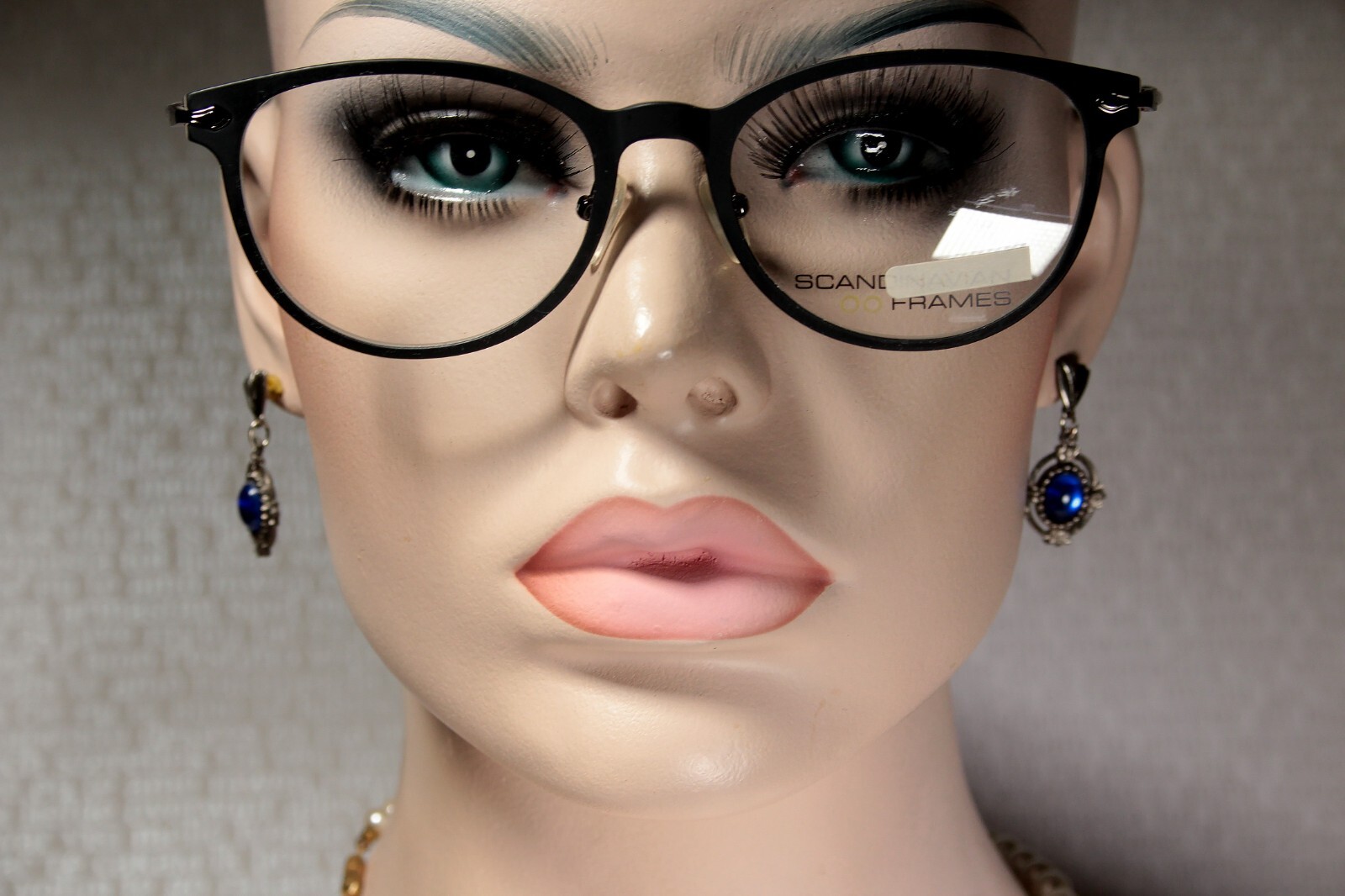 Black Panto Eyeglass Frames EXALTO 36K011, Ex-demo New